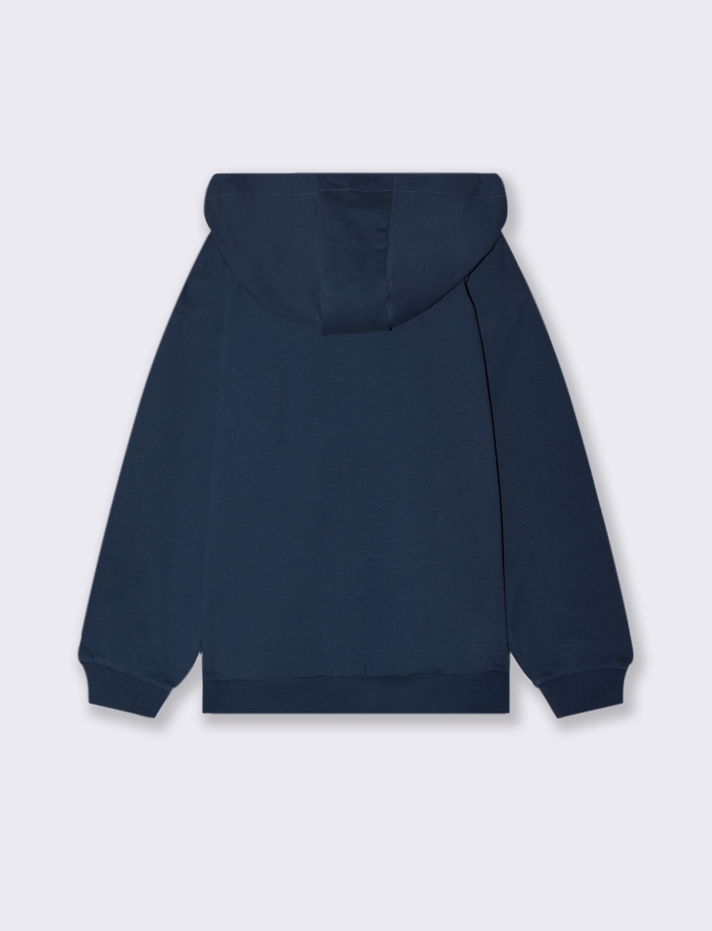 FELPA CON CAPPUCCIO - Blu
