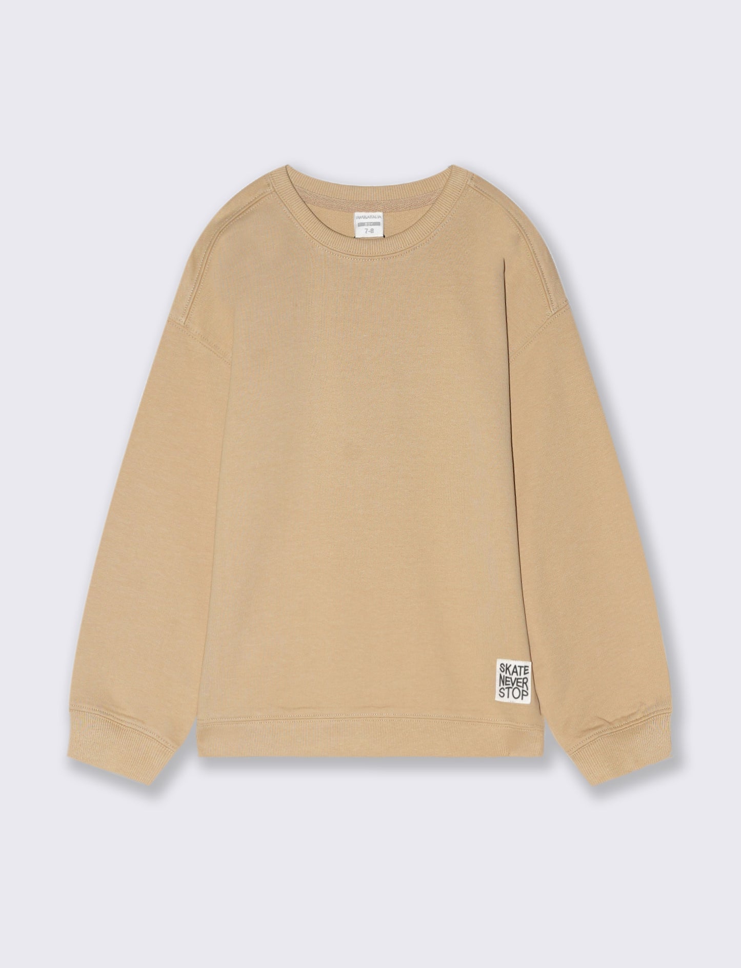 FELPA girocollo - Beige
