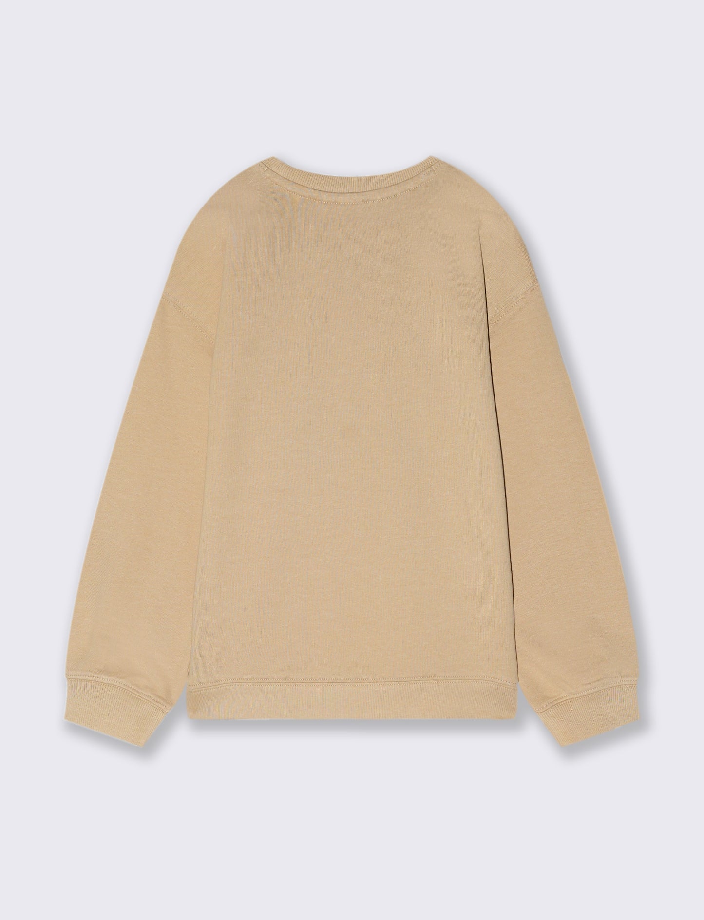 FELPA girocollo - Beige