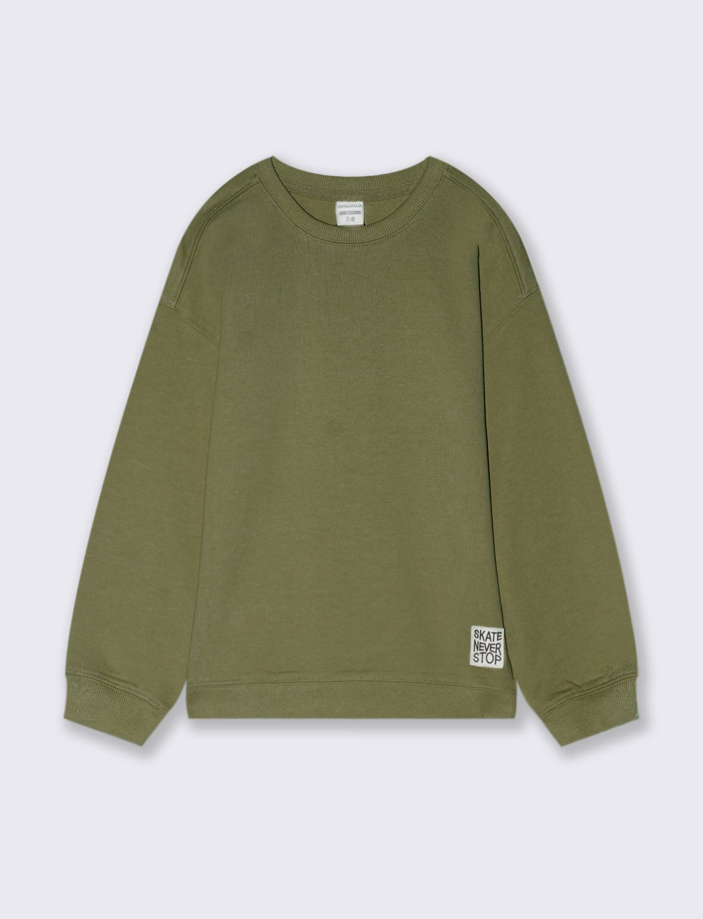 FELPA girocollo - Verde militare
