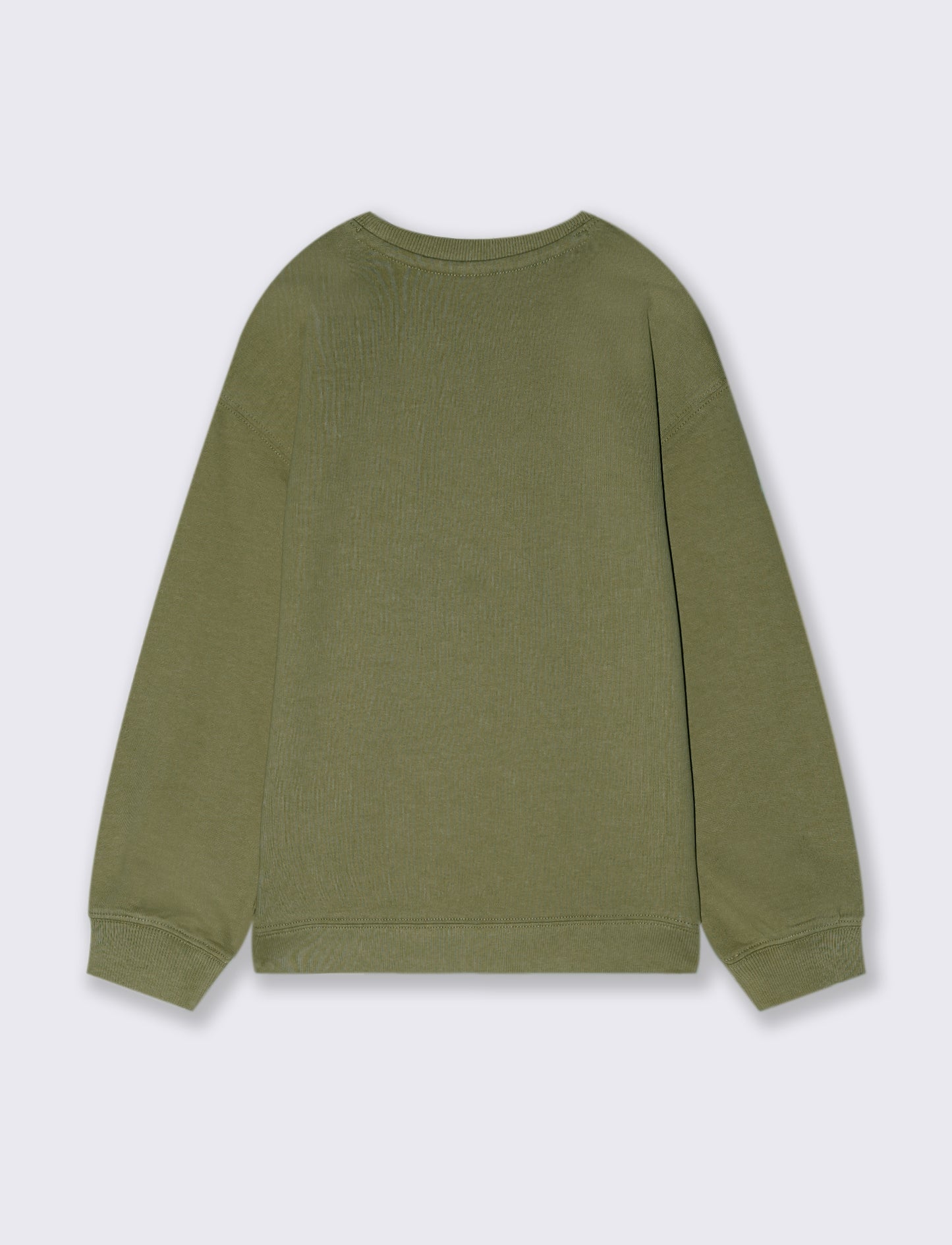 FELPA girocollo - Verde militare