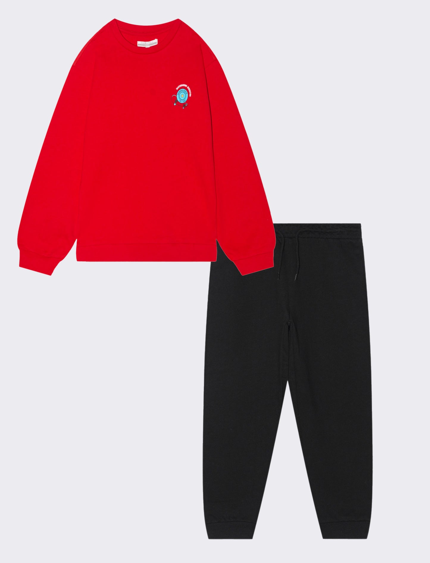 TUTA IN FELPA - Rosso