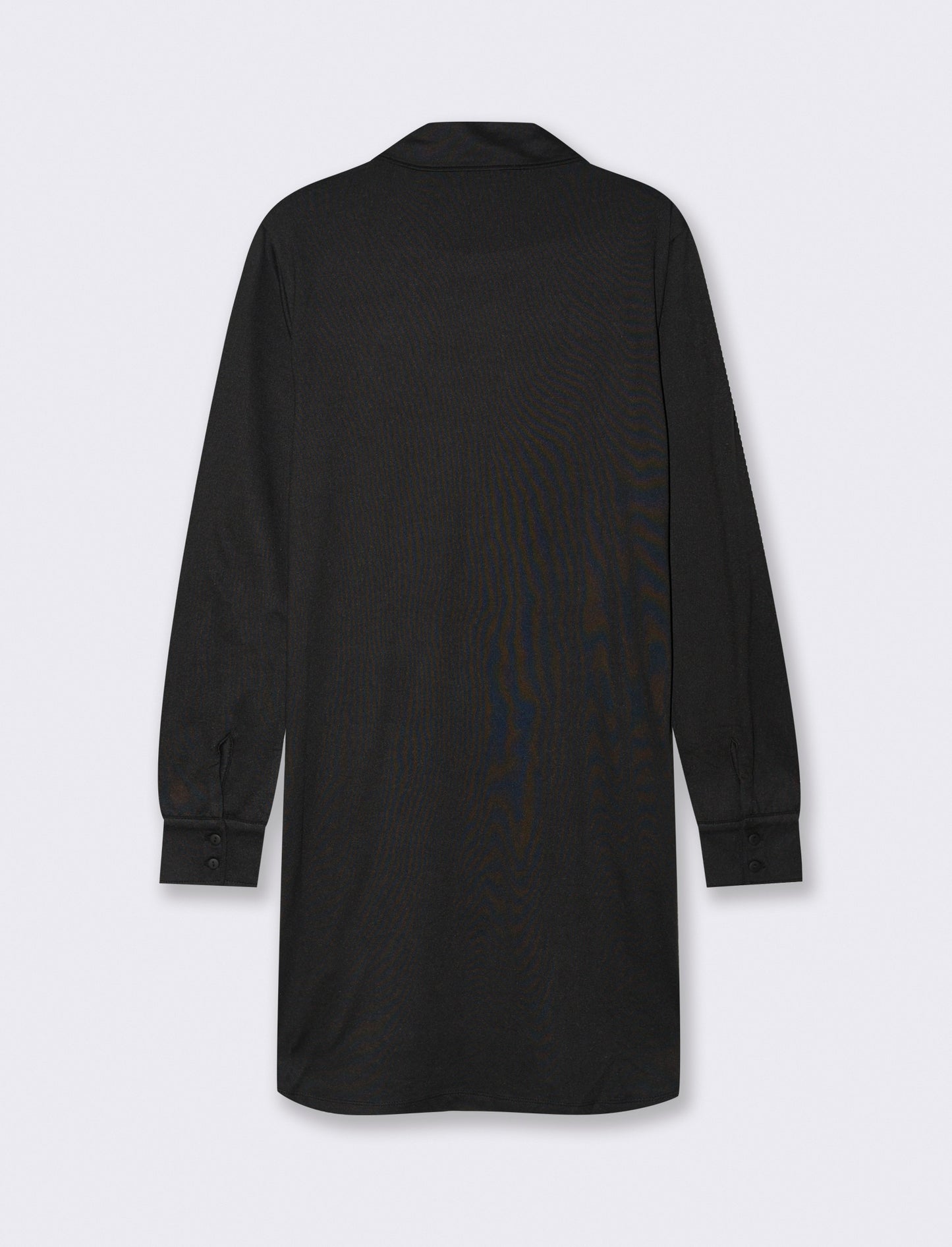 CHEMISIER CORTO IN MAGLINA - Nero