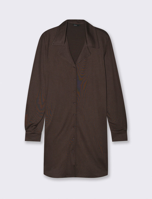 CHEMISIER CORTO IN MAGLINA - Moro