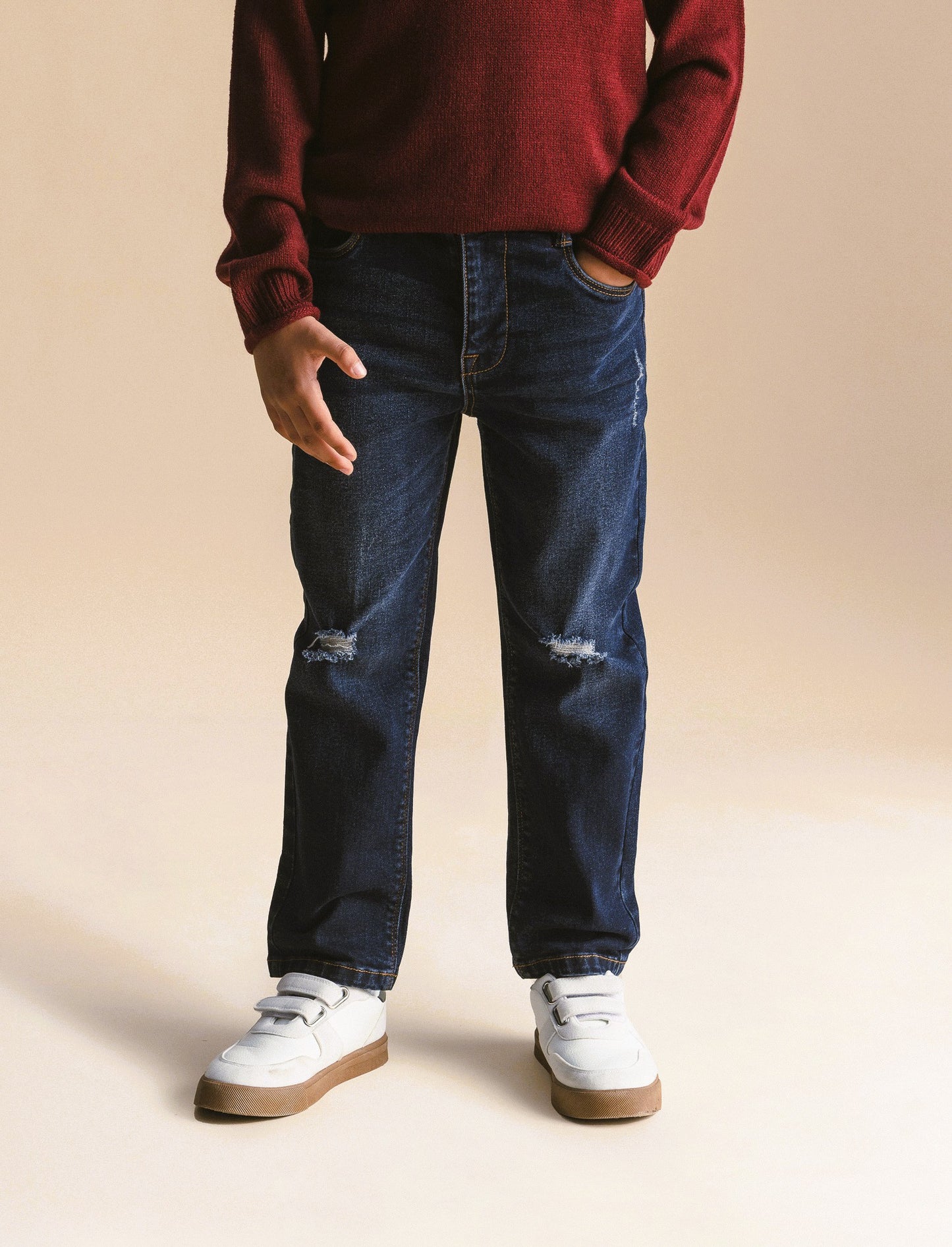 Jeans 5 tasche. - DENIM SCURO