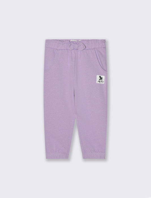 JOGGER IN COTONE - Lilla