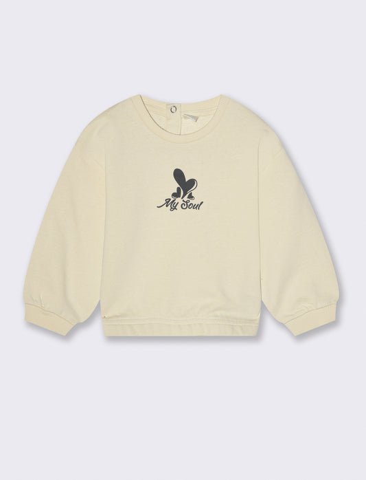 FELPA GIROCOLLO - Beige