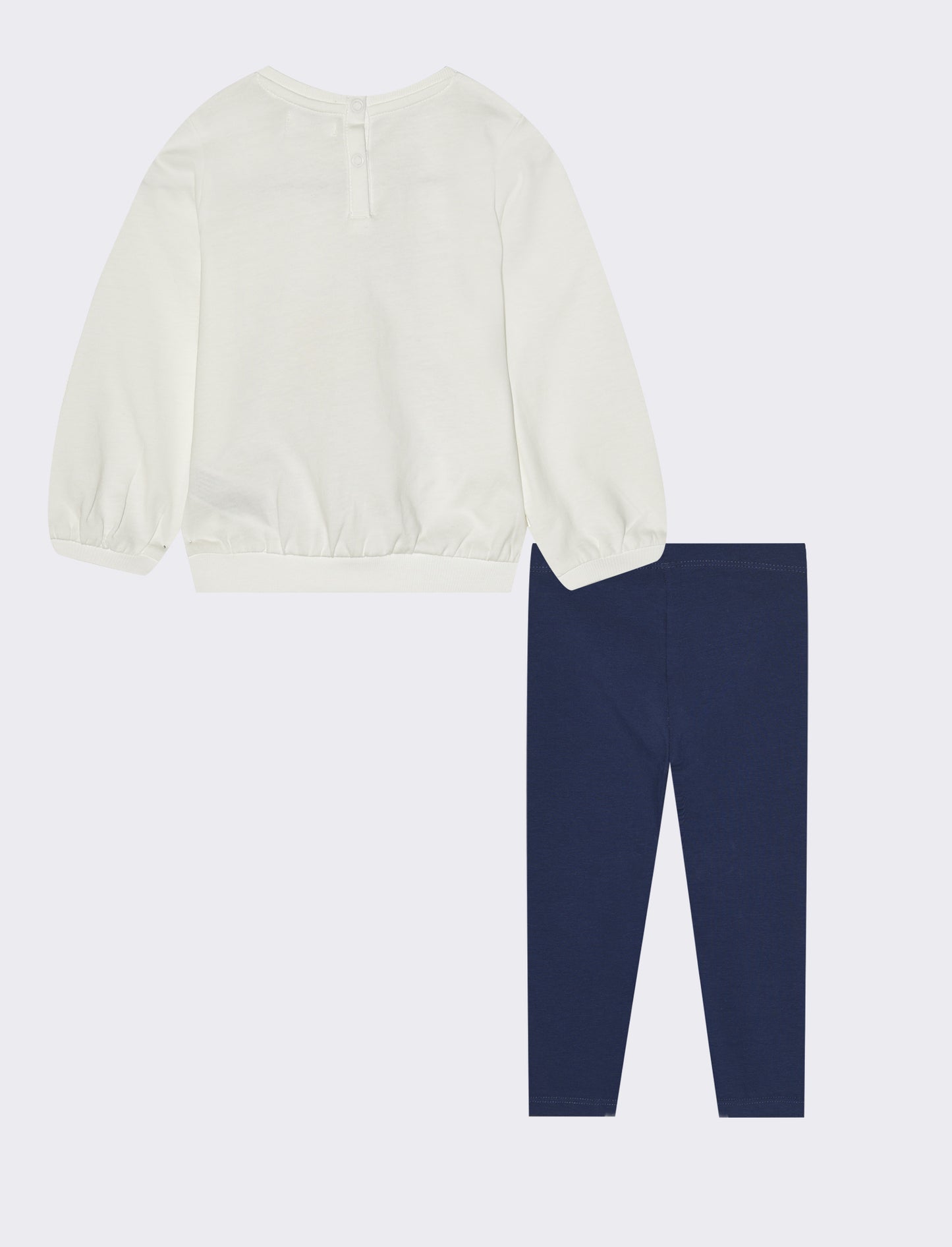 Cordset maglia e leggins - Bianco latte