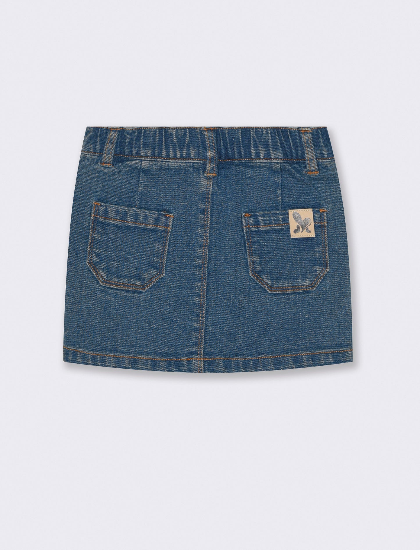GONNA CORTA IN DENIM - Denim