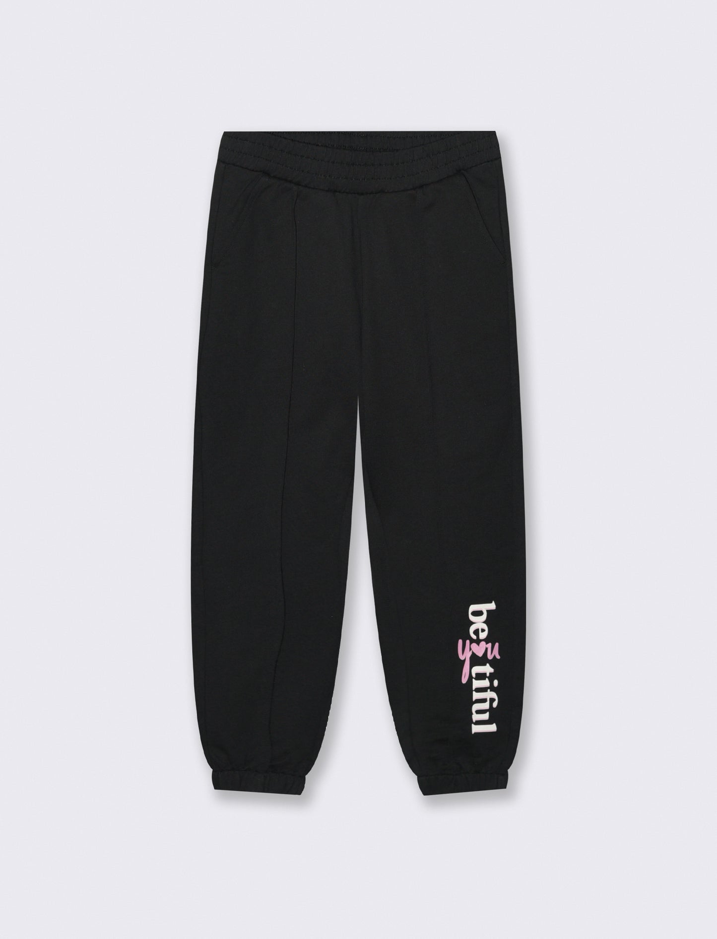 Pantaloni in felpa. - Nero