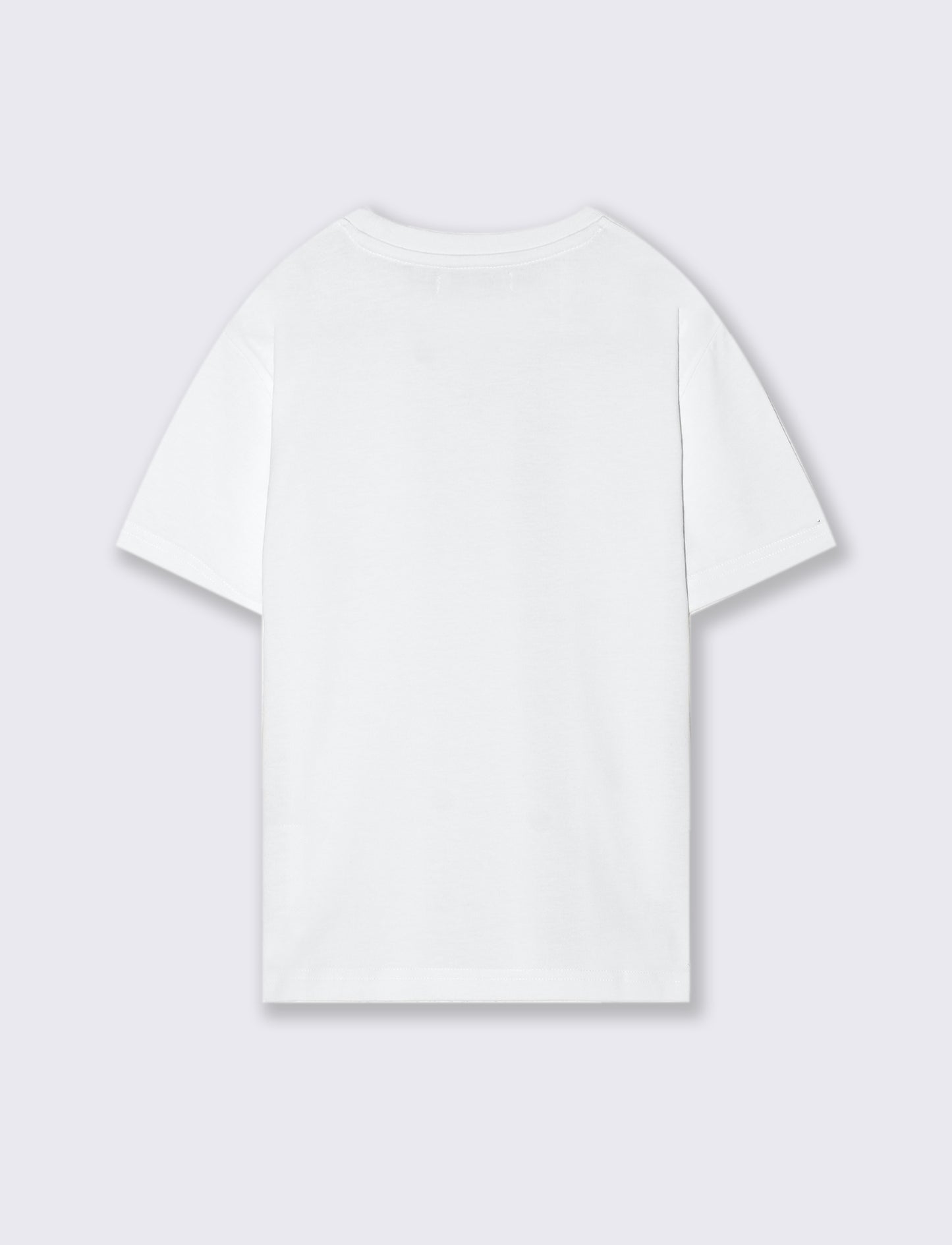 T-SHIRT GIROCOLLO CON TASCHINO - Bianco