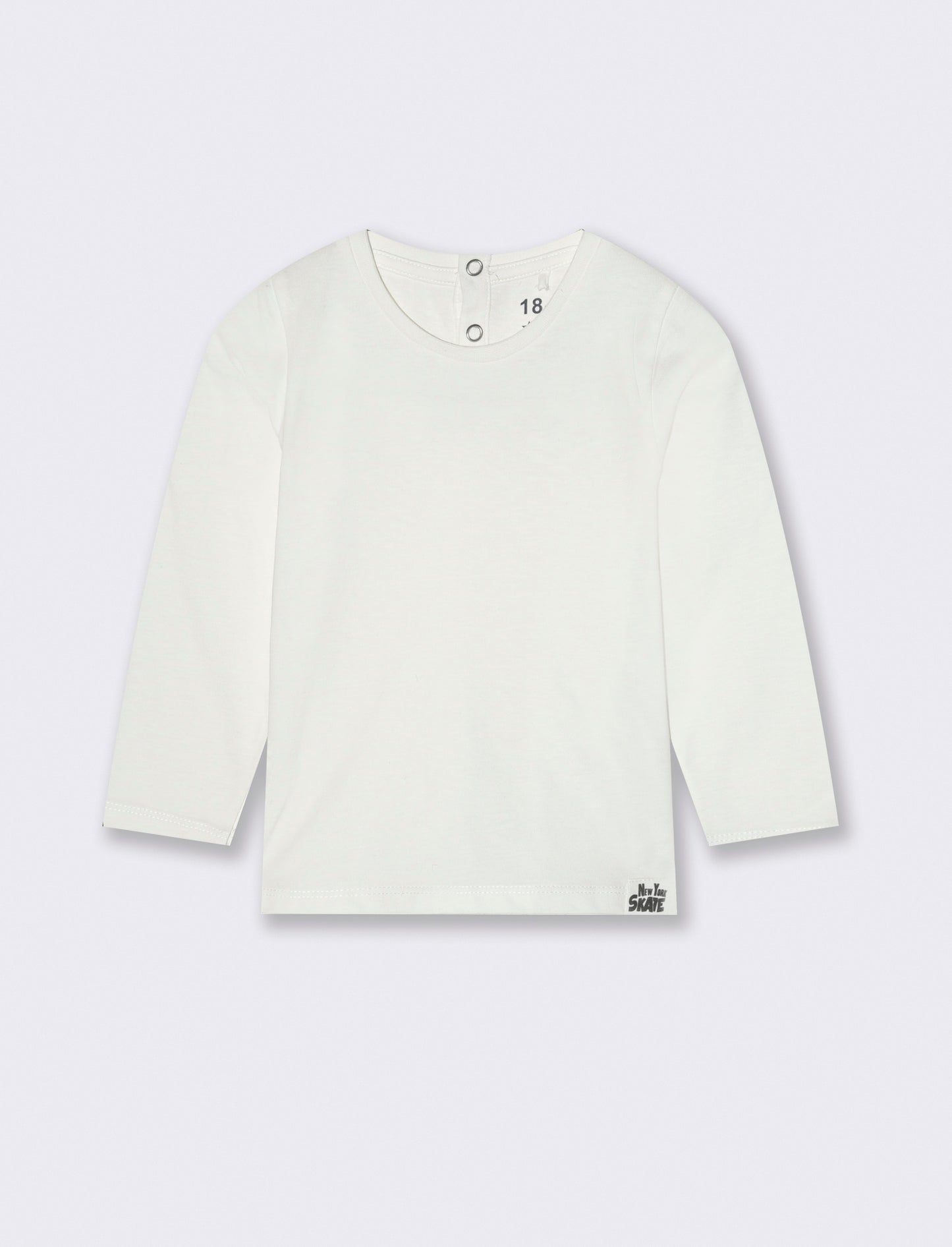 T shirt tinta unita - Bianco latte