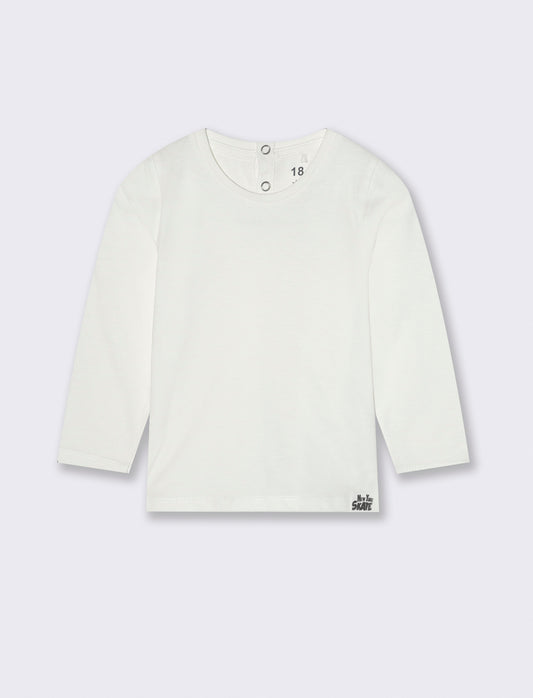 T shirt tinta unita - Bianco latte