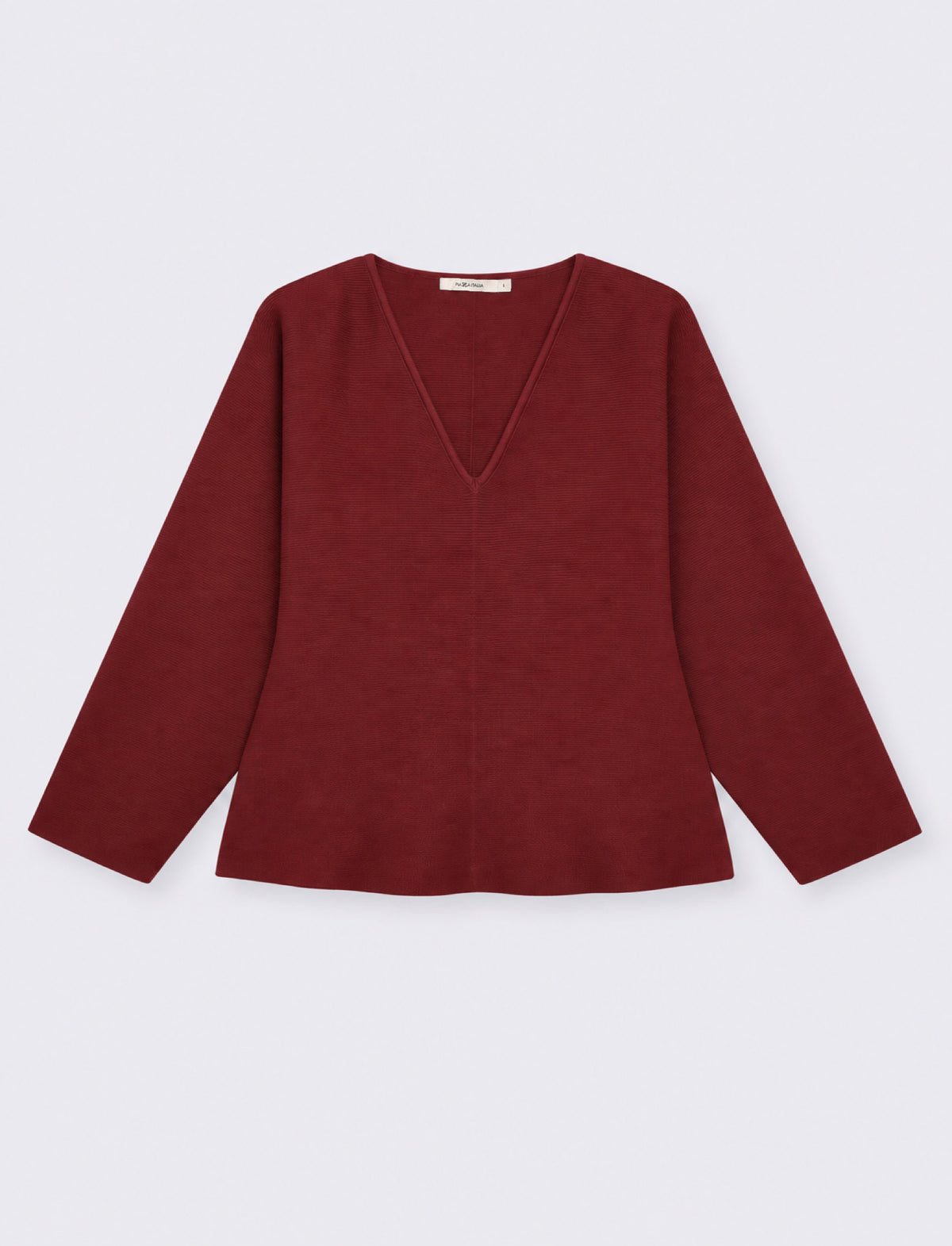 maglia ml scv - Rosso rubino