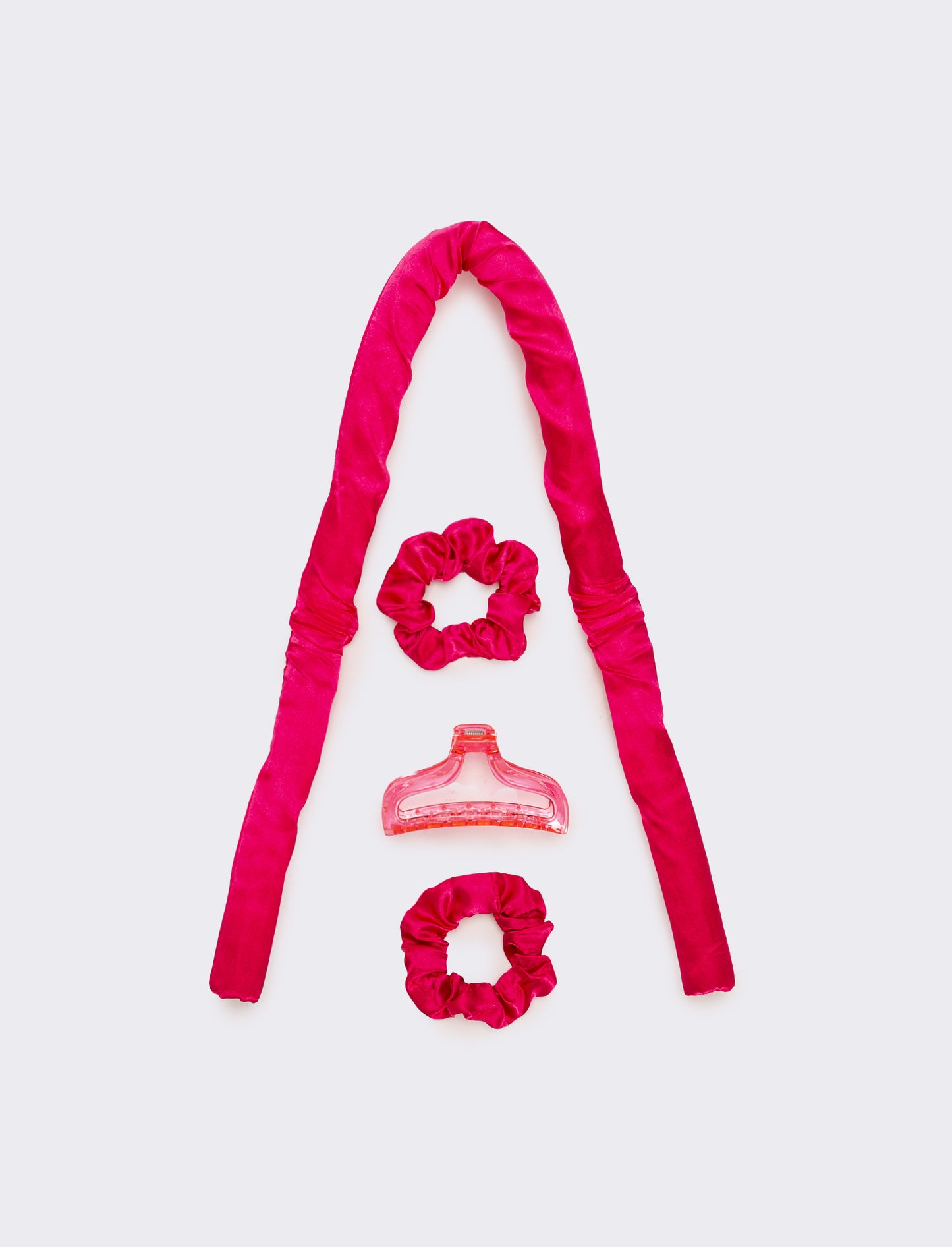 Bigodone per acconciatura boccoli - Fuxia