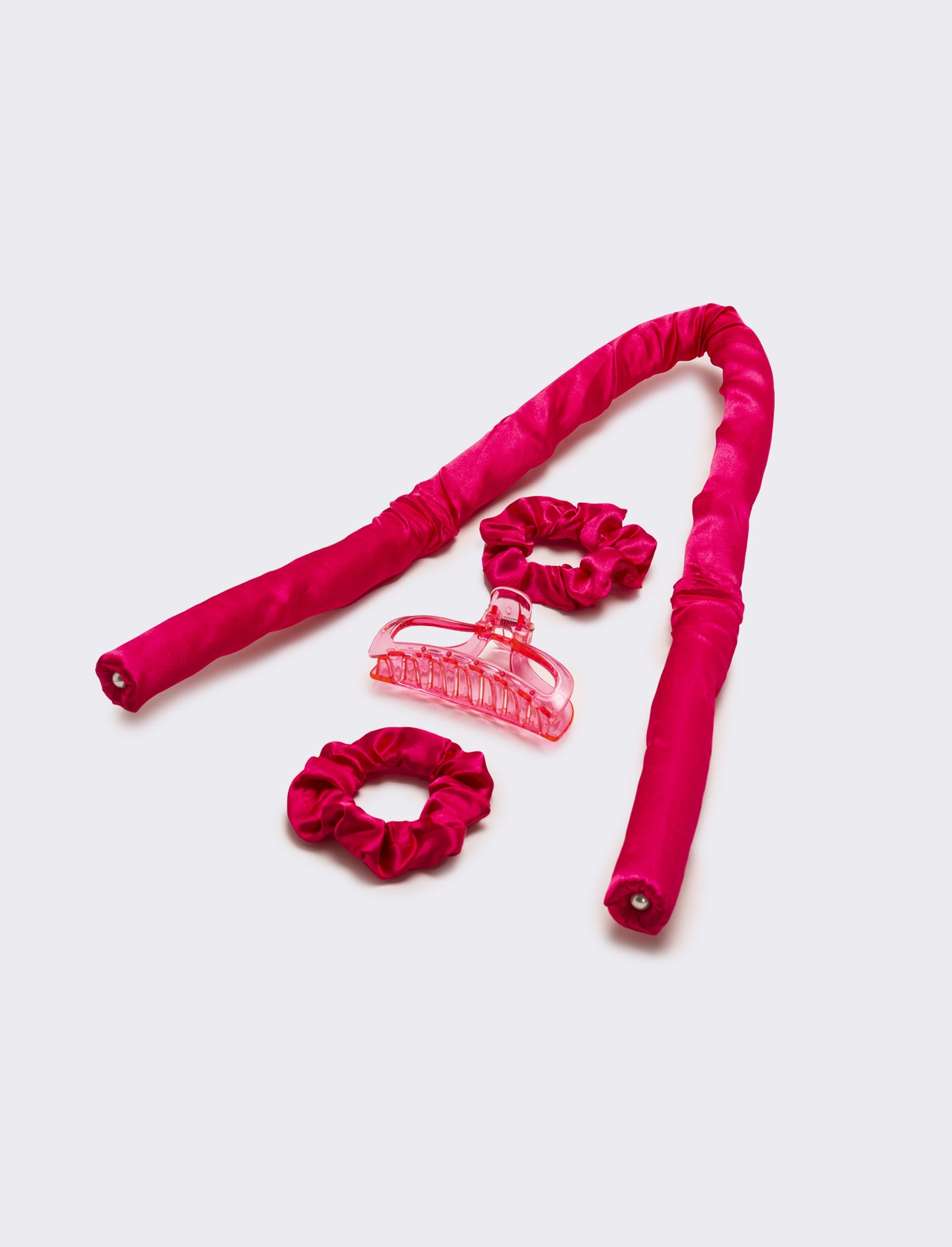 Bigodone per acconciatura boccoli - Fuxia