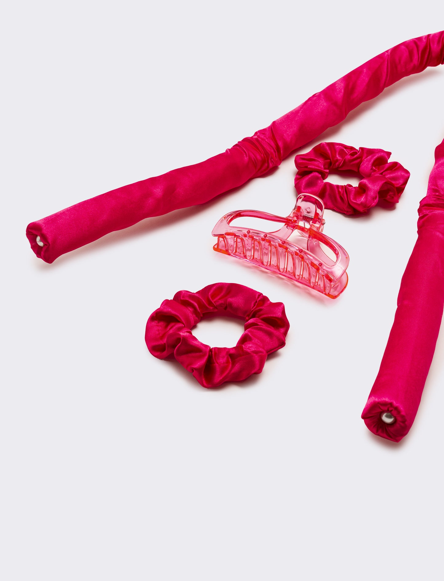 Bigodone per acconciatura boccoli - Fuxia