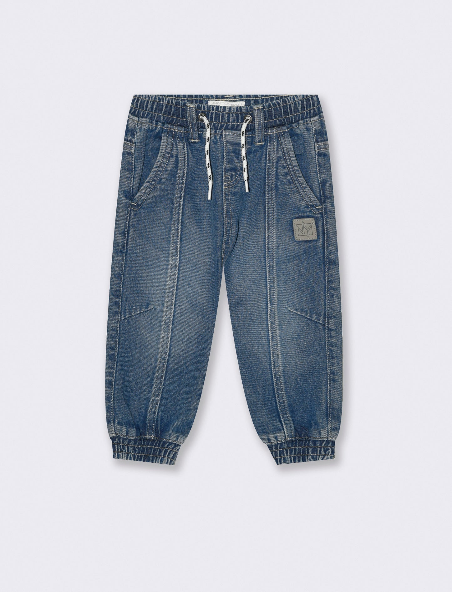 Jeans con coulisse - Denim