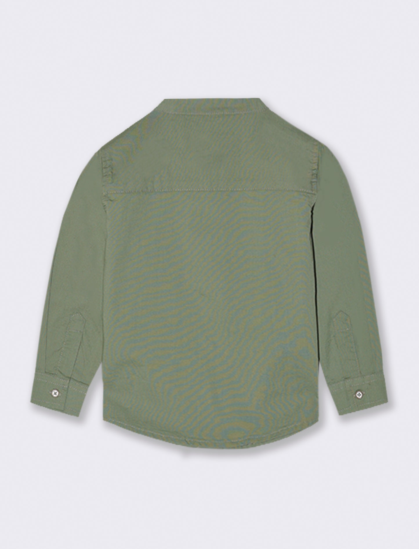 Camicia con taglio e tasca - Verde salvia