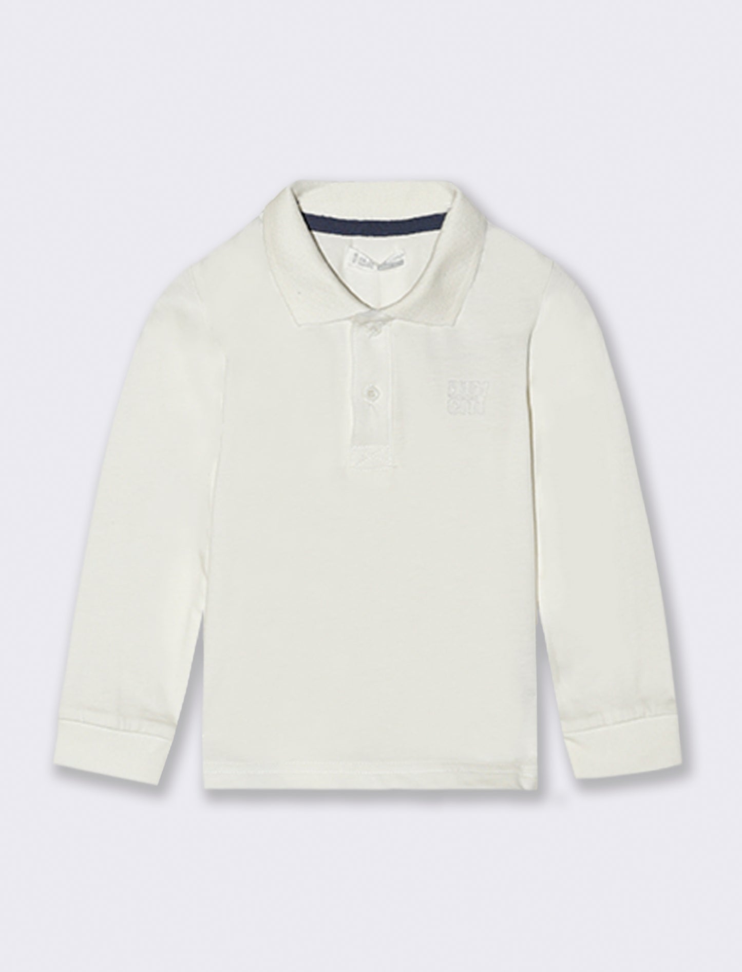 Polo da neonato - Bianco latte