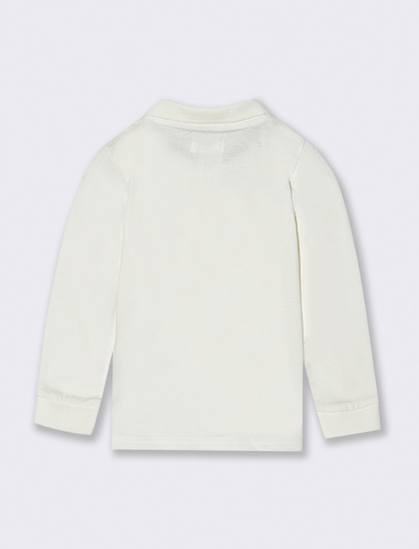 Polo da neonato - Bianco latte