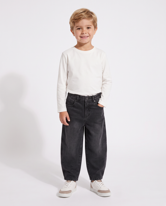 JEANS BALLON Cool Denim Pants - Black
