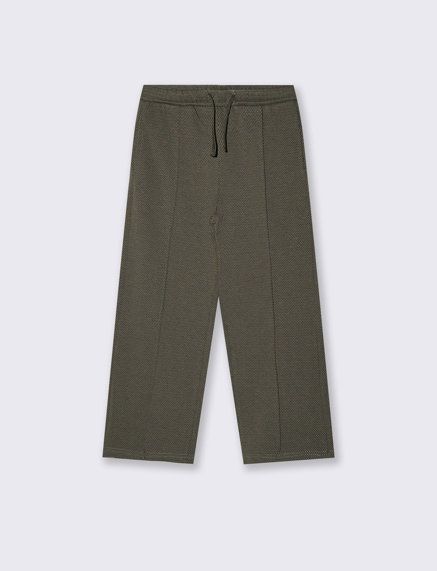 Comfortable and Versatile Patterned Pants - Green