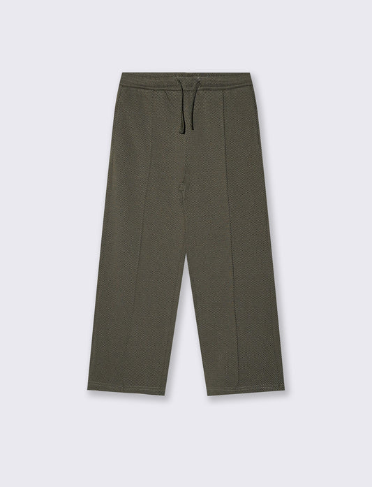 Comfortable and Versatile Patterned Pants - Green