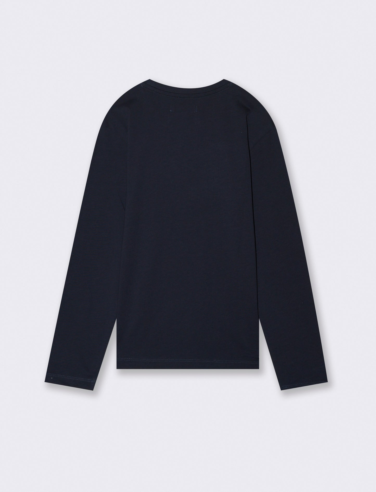 T-shirt in jersey con stampa. - Blu