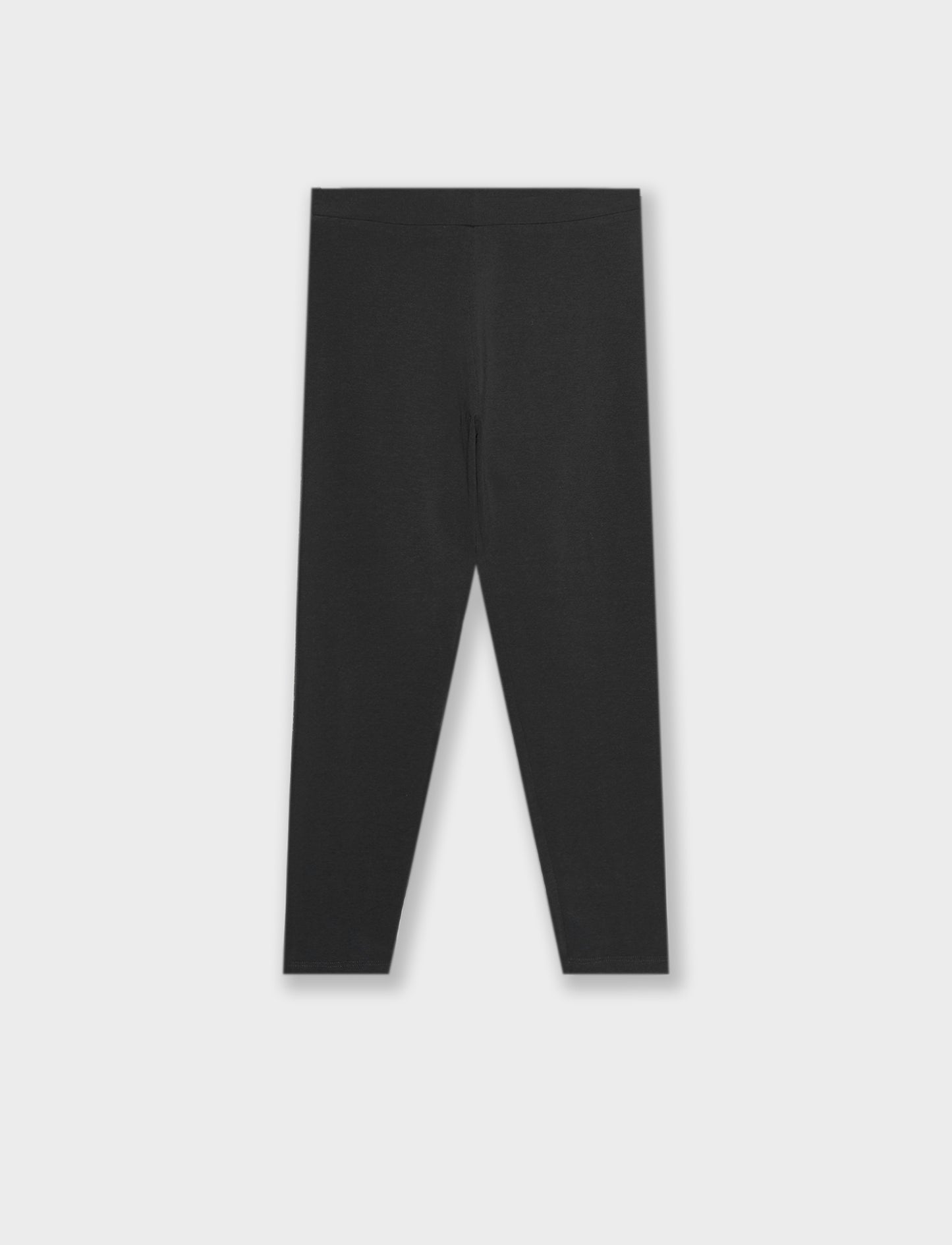 Leggings basico elasticizzato. - Nero