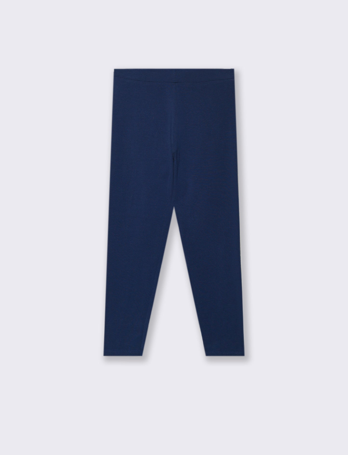 Leggings basico elasticizzato. - Blu