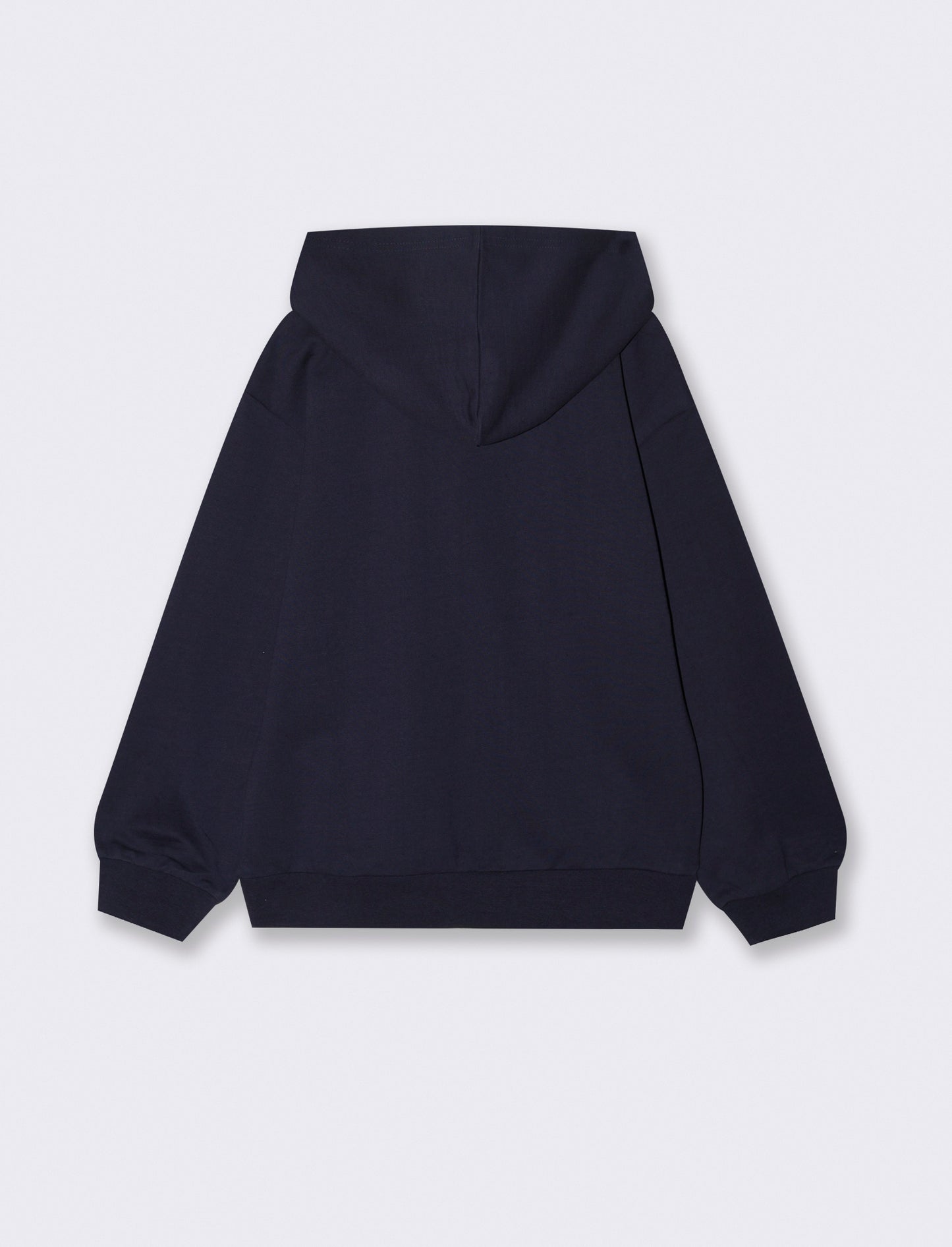 FELPA BASIC CON CAPPUCCIO - Blu