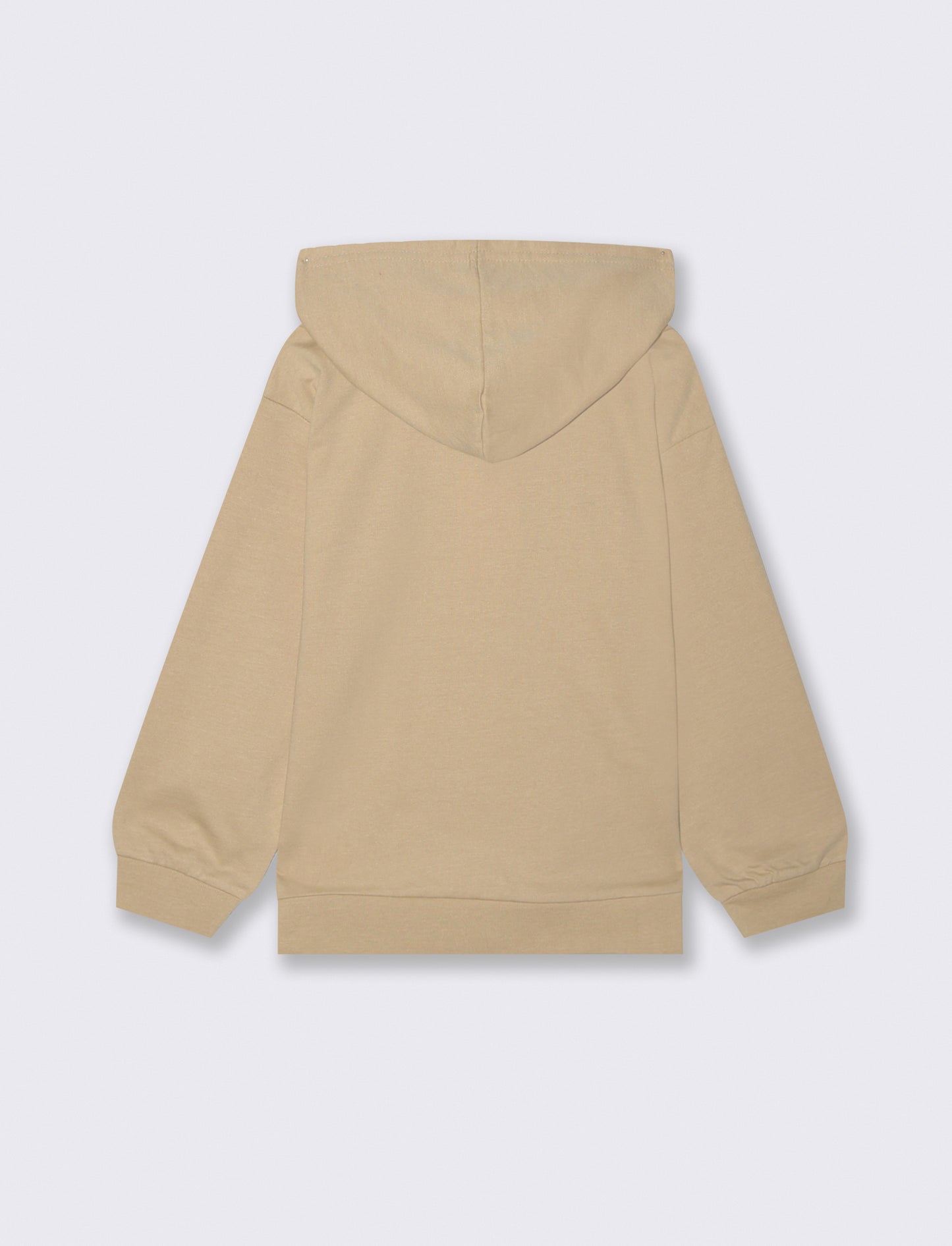 FELPA BASIC CON CAPPUCCIO - Beige