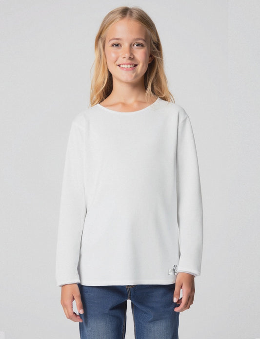 T-shirt maniche lunghe - Bianco