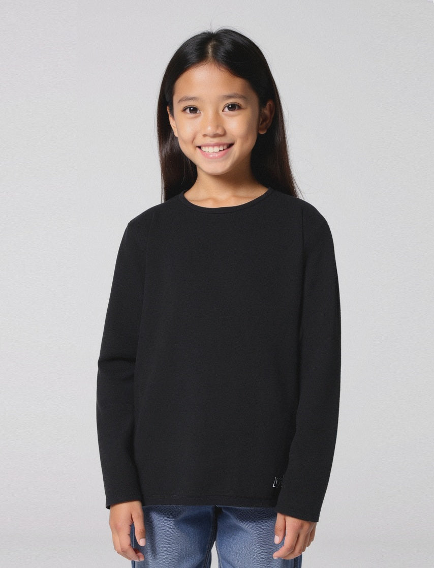 T-shirt maniche lunghe - Nero