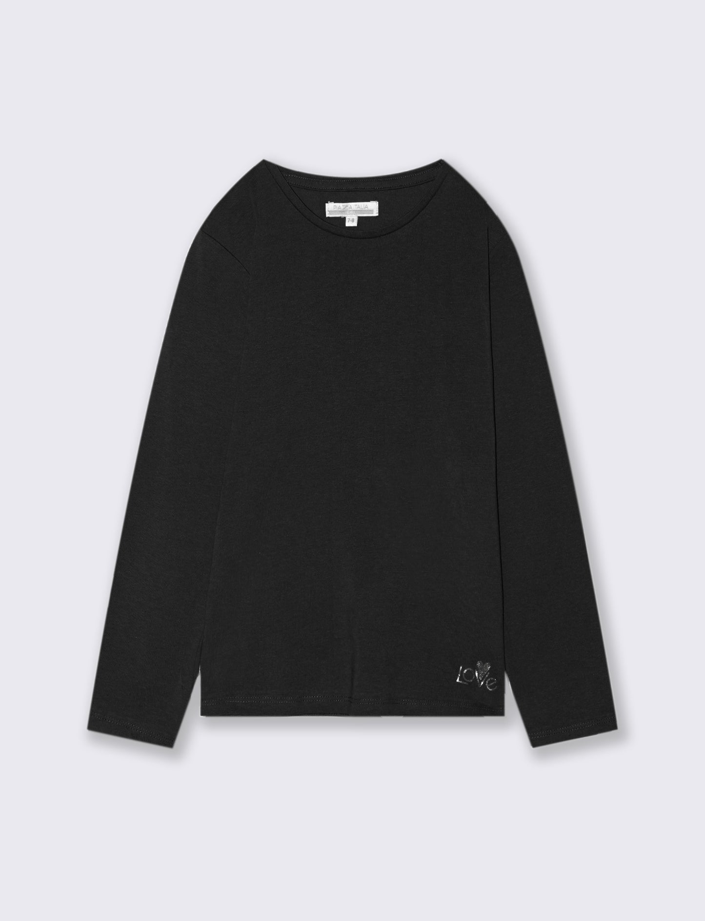 T-shirt maniche lunghe - Nero