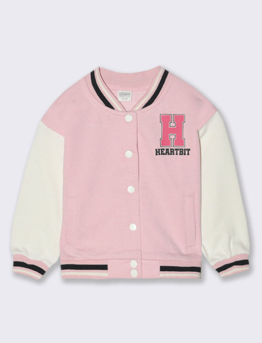 Giacca stile college - Rosa