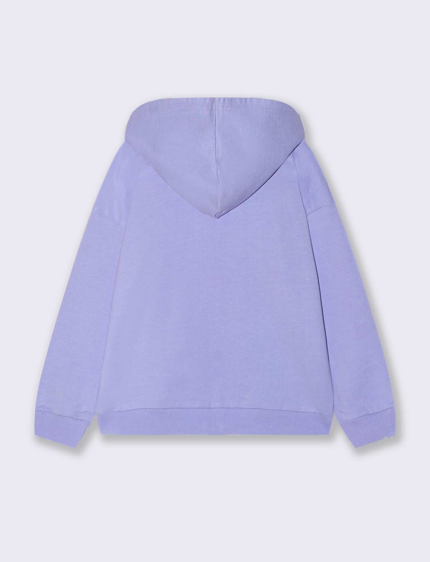 Felpa zippata con cappuccio - Azzurro