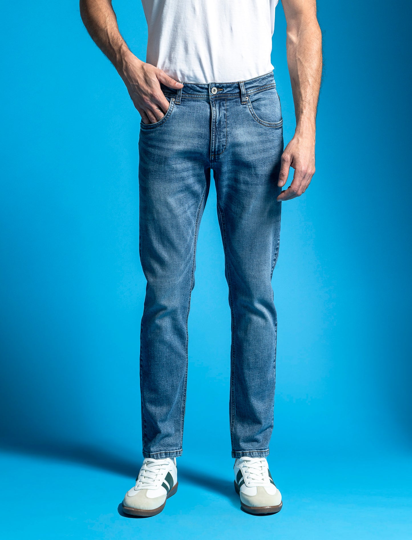 JEANS SLIM FIT - Denim chiaro