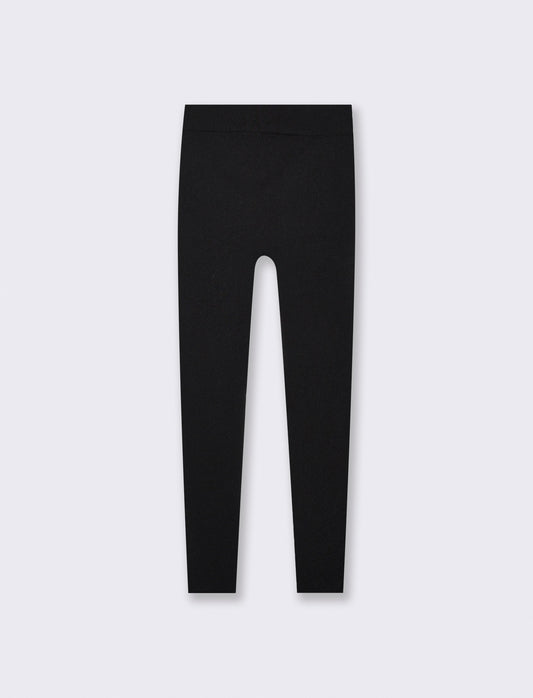 Basic high-waisted skinny pants - Black