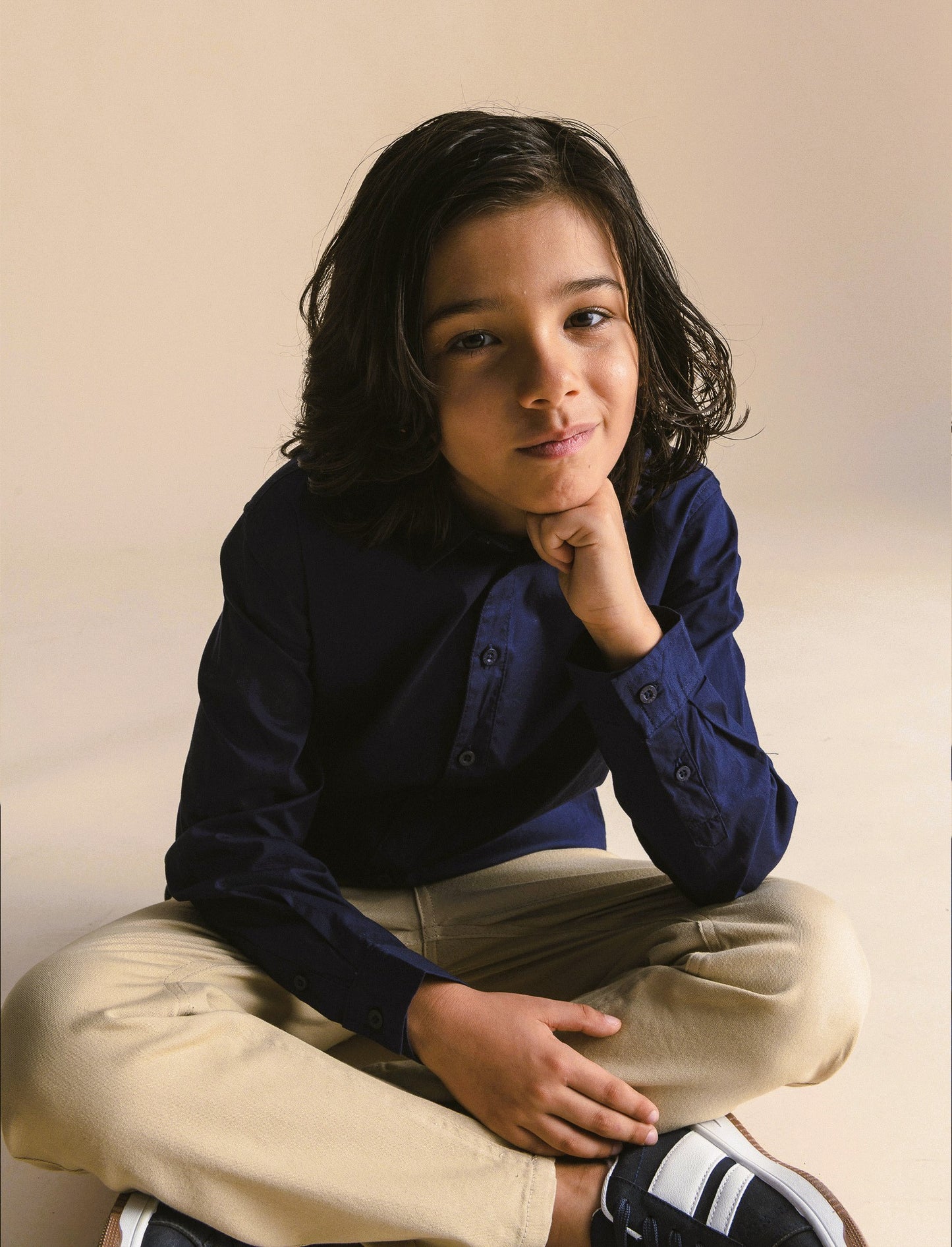 Camicia maniche lunghe - Blu