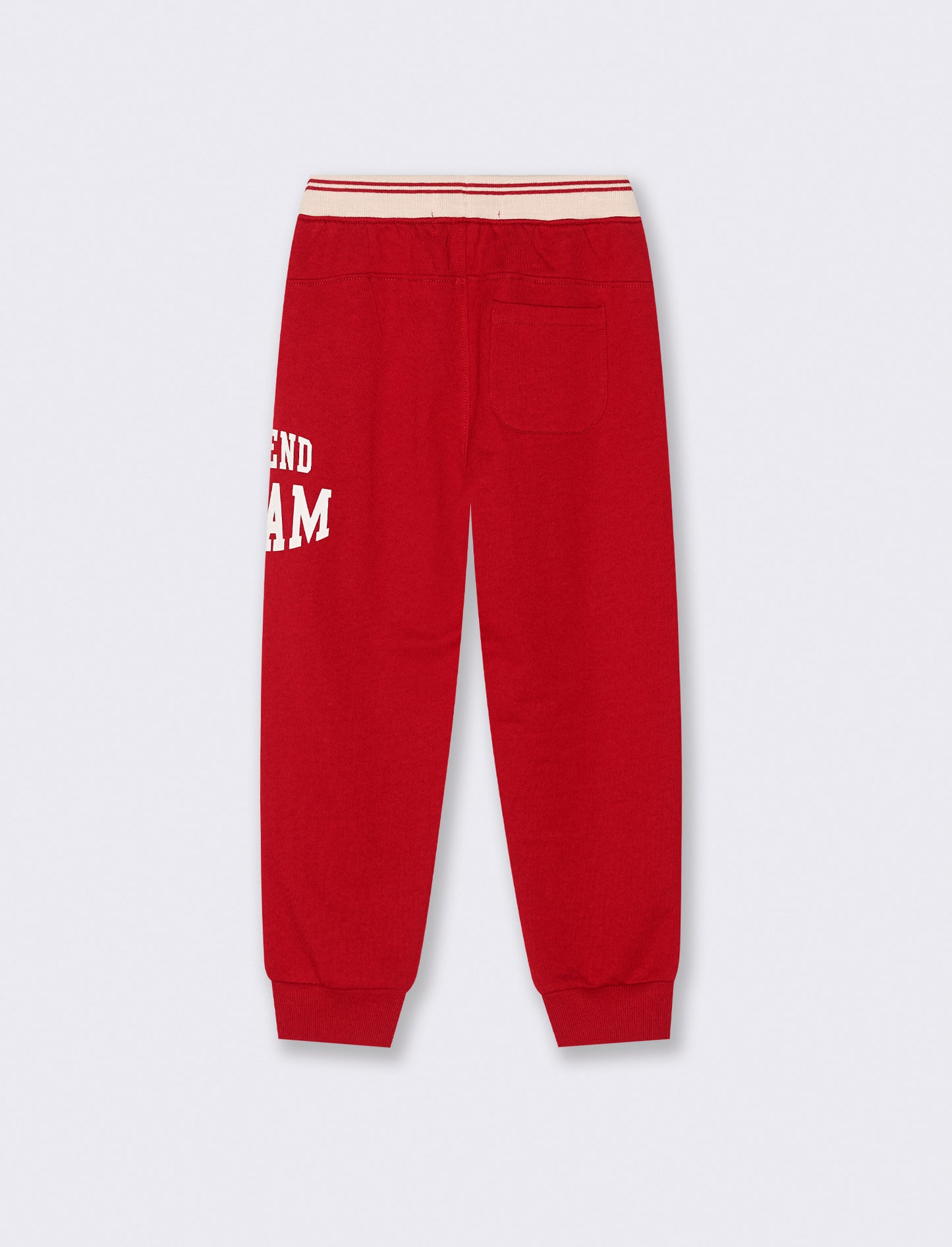 Pantalone jogger con stampa graffiti - Bordeaux