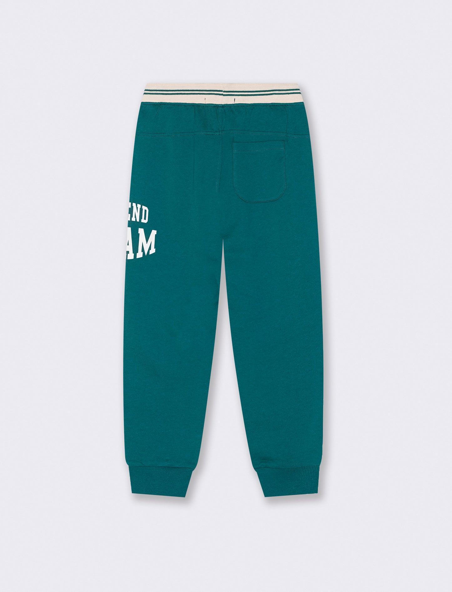 Pantalone jogger con stampa graffiti - Verde