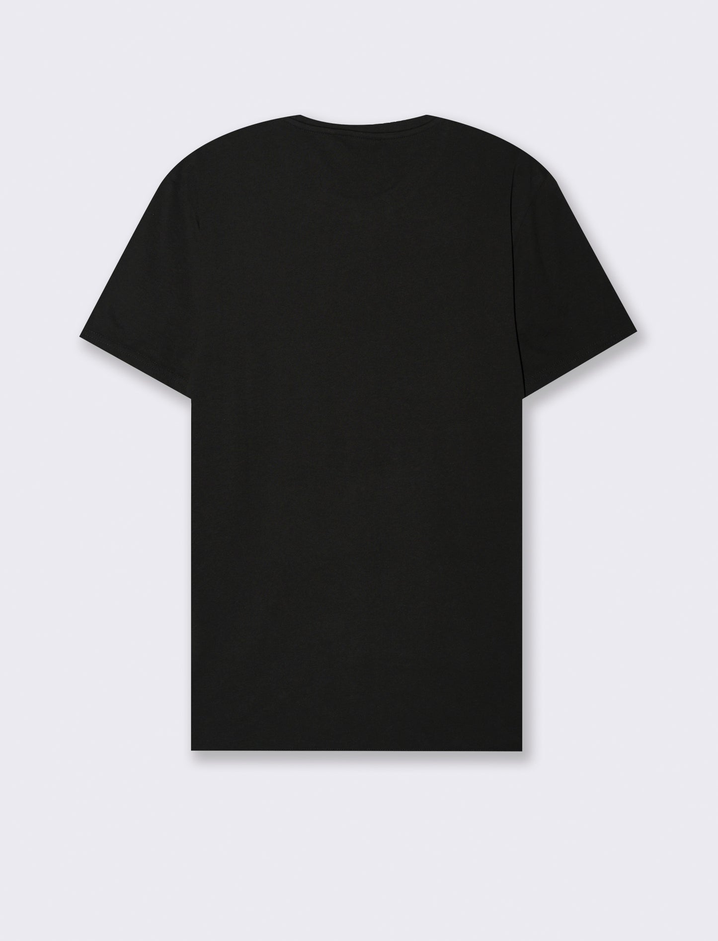 T-SHIRT CON STAMPA IN COTONE REGULAR FIT - Nero