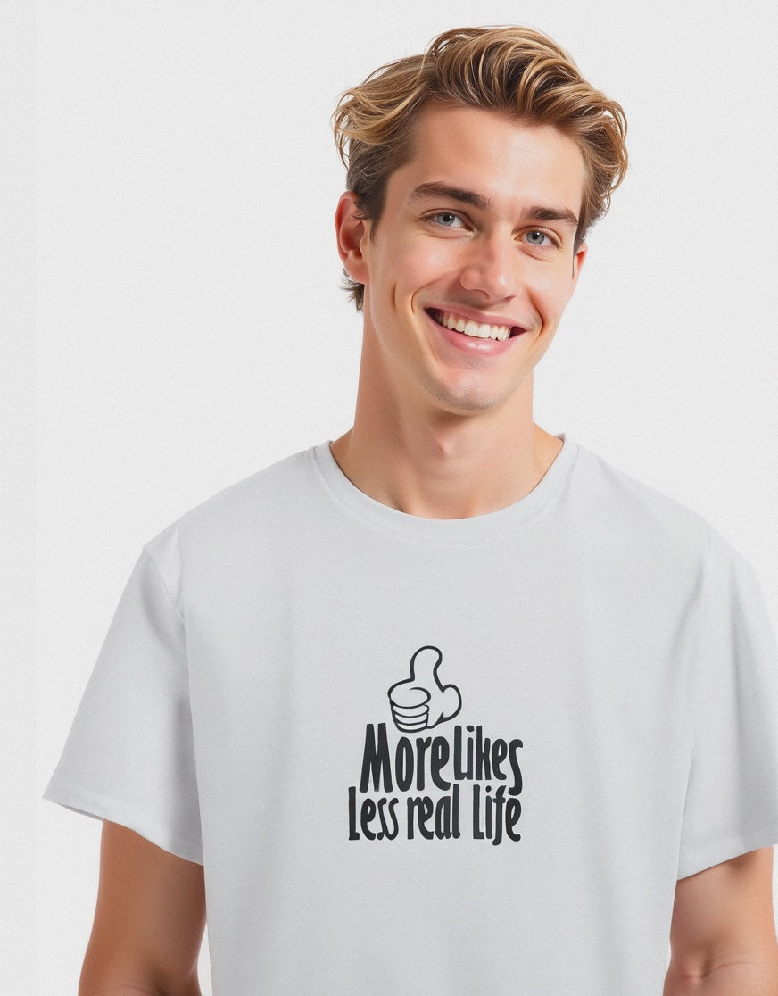 T-SHIRT CON STAMPA IN COTONE REGULAR FIT - Bianco