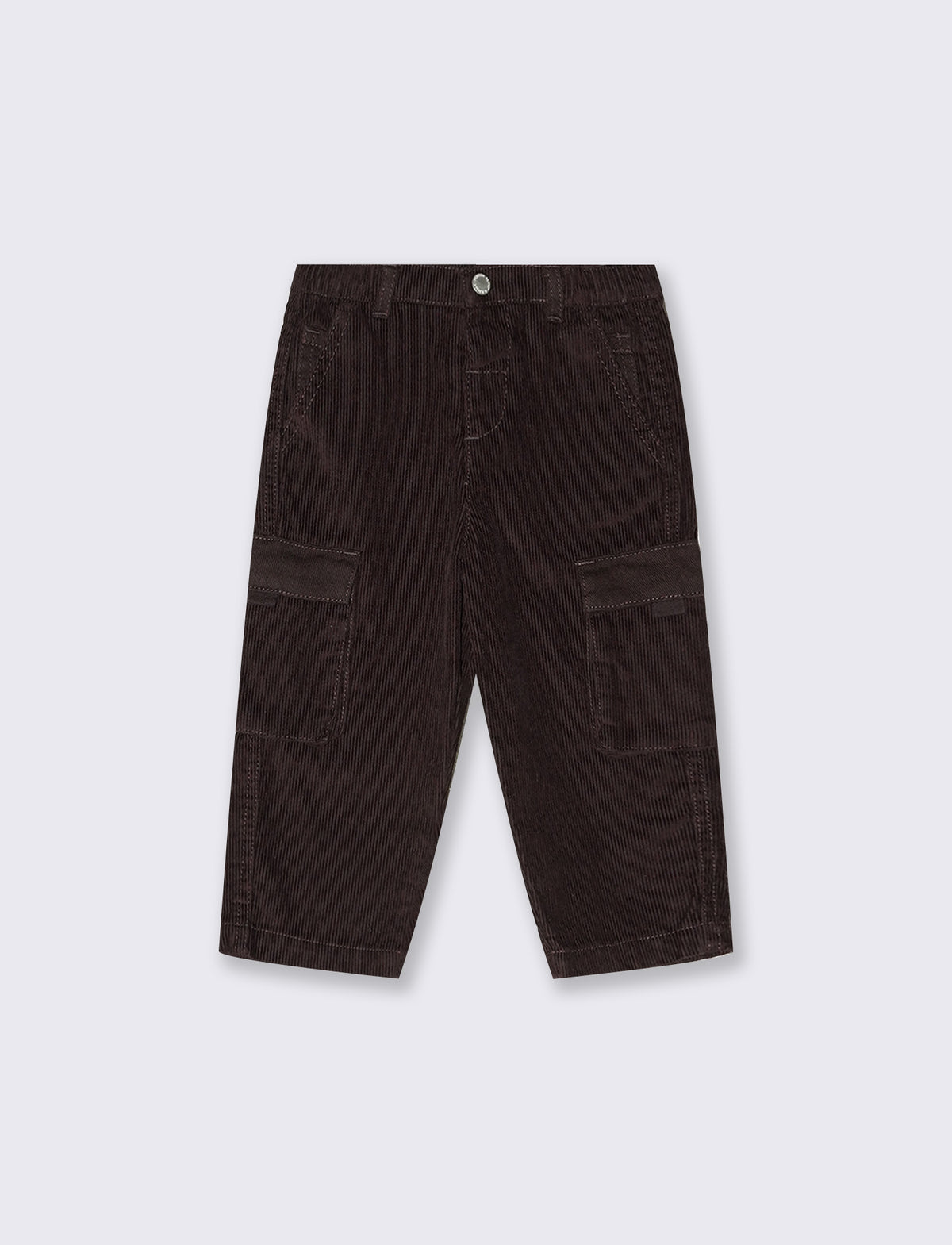 Trendy patterned sweatpants - Brown