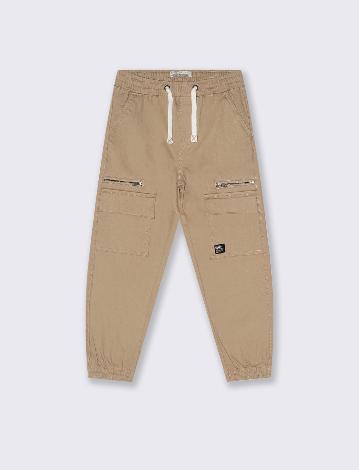 Jogging con tasconi. - Beige