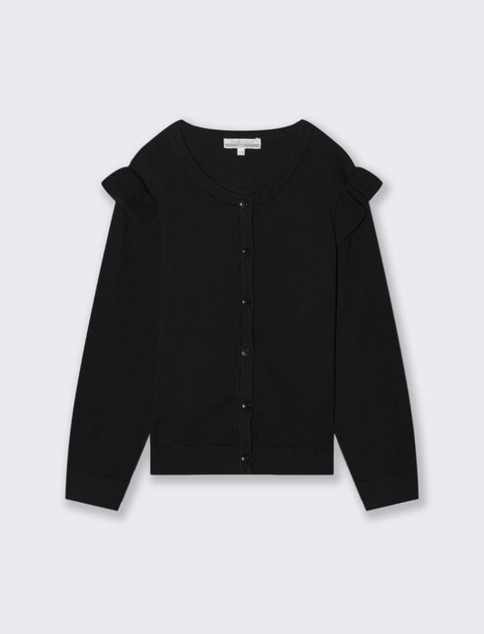 Cardigan da bambina - Nero