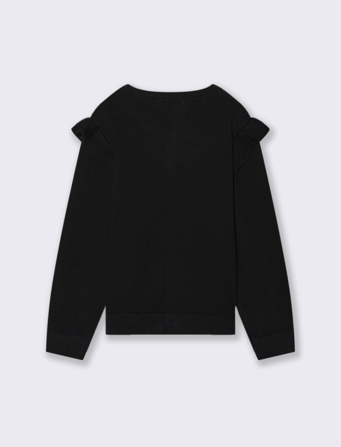 Cardigan da bambina - Nero