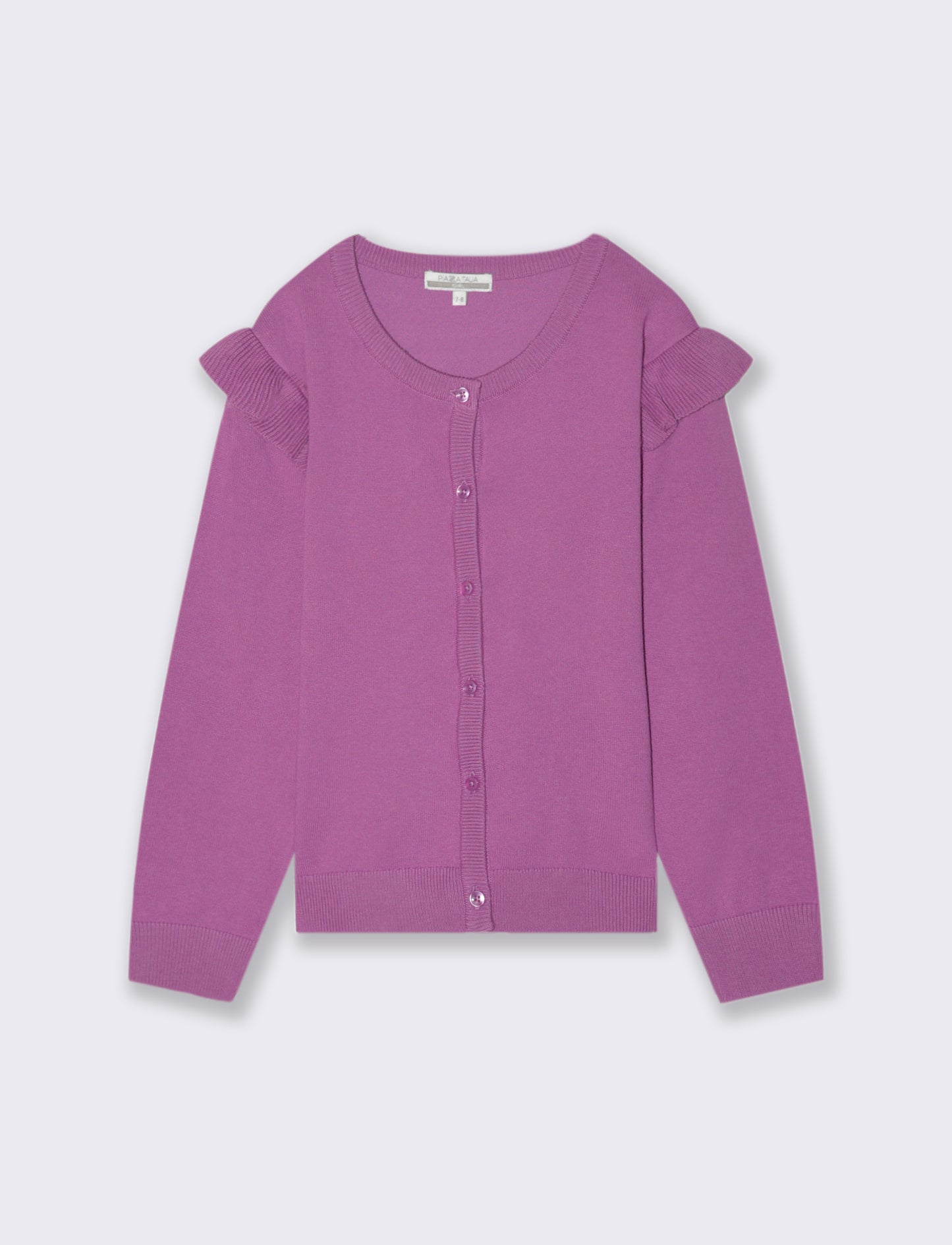 Cardigan da bambina - Viola malva